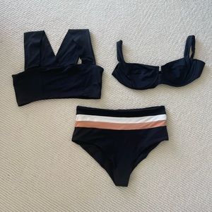 LSpace Swim Set - 2 Tops, 1 Bottom - XL (Parker & Camilla Tops + Portia Bottom)
